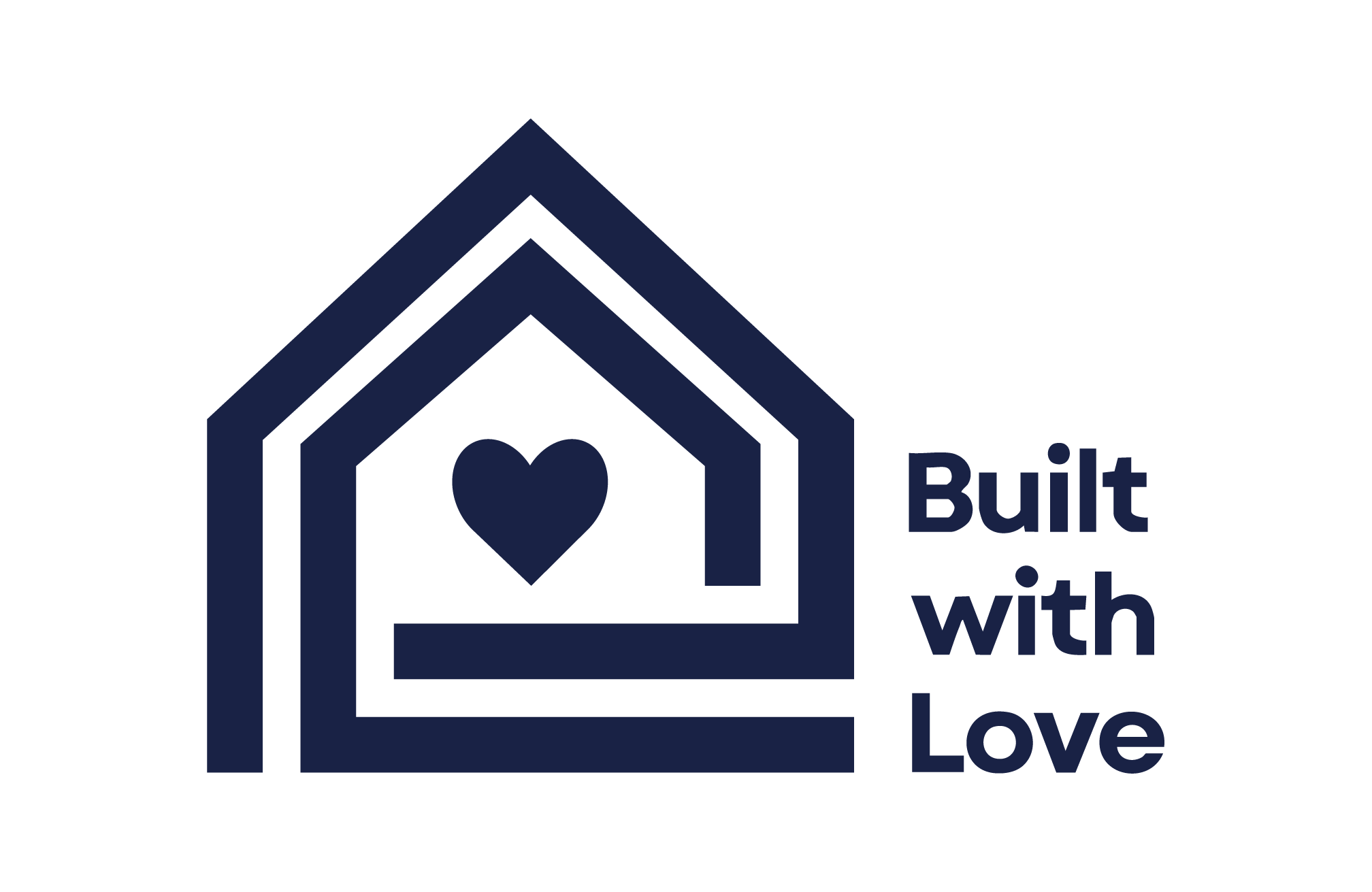 Built with Love primary logo